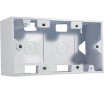 Коробка для настенного монтажа Hyperline MB-2E-35, 80x148x45 мм, французский стандарт 243646