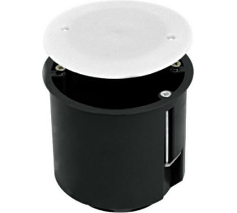 Универсальная углубленная установочная коробка EKF КМП-020-028 с металлическими лапками и крышкой розн стикер