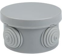 Распаечная коробка EKF КМР-040-039 с крышкой наружная 4 мембранных ввода IP54 розничный стикер plc-kmr-040-039-r