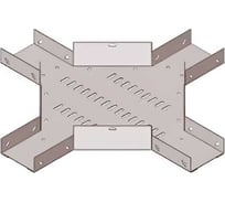 Лоток крестообразный замковый глухой АО "КЗЭМИ" КМЗГ 200x100 УХЛ1, горячее цинкование, S1,5 П0000027382