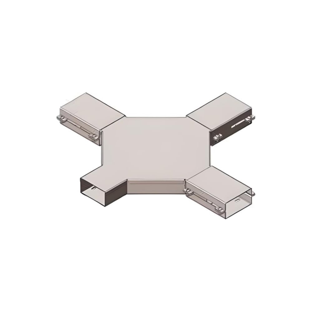 Короб крестообразный АО "КЗЭМИ" У1111 100x100 УХЛ1, оцинкованный лист ...