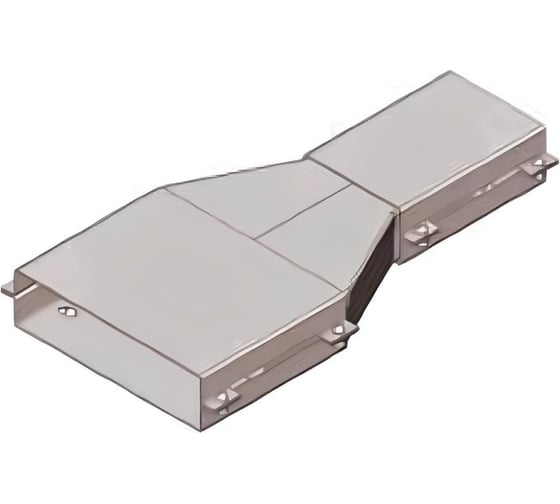 Короб переходной АО "КЗЭМИ" по ширине У1120 200-250x100 УТ1,5, оцинкованный лист, S1,5 П0000018674 1