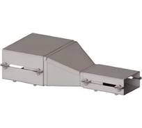 Короб переходной АО "КЗЭМИ" У1121 200x100-200x50 УТ1,5, оцинкованный лист, S1,5 П0000003019