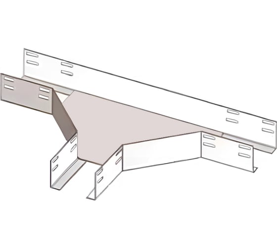 Лоток тройниковый АО "КЗЭМИ" ОТГ 250x65, глухой, УТ1,5, оцинкованный лист S1,5 П0000000950 1