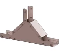 Отвод тройниковый замковый для поворота трассы вверх АО "КЗЭМИ" ОТЗВ 80x80, УТ1,5, оцинкованный лист, S1,0 П0000017529