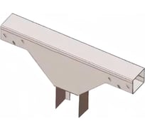 Отвод тройниковый с разворотом трассы на 90 вниз АО "КЗЭМИ" ОТРН 400x100, УТ1,5, горячее цинкование S1,5 П0000008448