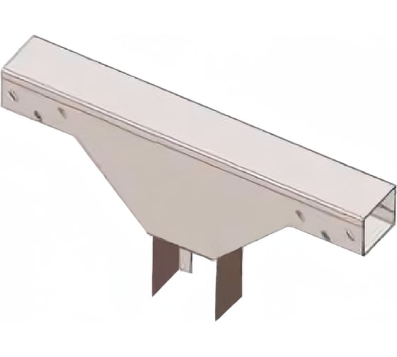 Отвод тройниковый с разворотом трассы на 90 вниз АО "КЗЭМИ" ОТРН 150x80, УТ1,5, оцинкованный лист, S1,0 П0000007301 1