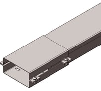 Короб монтажный АО "КЗЭМИ" У1105 100x50x1,2x2500, прямой, УТ1,5, оцинкованный лист, S1,2 П0000000509