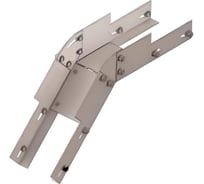 Колено спуска замковое АО "КЗЭМИ" регулируемое до 45 КСЗР 100x50-45 УХЛ1, оцинкованный лист, S1,5 П0000016441