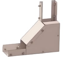 Поворот вертикальный замковый АО "КЗЭМИ" с разворотом трассы на 90 вверх левый ПВЗРВл 250x65 УТ1,5 , горячее цинкование, S1,5 П0000023903