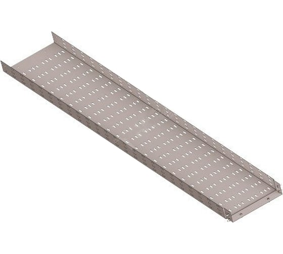 Лоток монтажный цельный АО "КЗЭМИ" ЛМЦГ 100x100x2000, глухой, УХЛ1, оцинкованный лист, S1,0 П0000015031 1