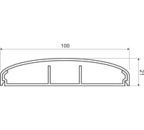Кабельный канал 100х21 KOPOS ELEGANT LE 100_HD