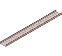 Лоток замковый АО "КЗЭМИ" ЛМЗ 600x65x2000, перфорированный, УХЛ1, горячее цинкование, S1,5 П0000018789