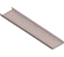 Лоток монтажный цельный АО "КЗЭМИ" ЛМЦ 100x80x3000, перфорированный, УХЛ1, горячее цинкование, S1,5 П0000022144