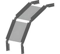 Угол вертикальный шарнирный замковый АО "КЗЭМИ" УВШЗ 600x100 (Rп300) УХЛ1, радиус поворота трассы 300 мм, горячее цинкование, S1,5 П0000028407