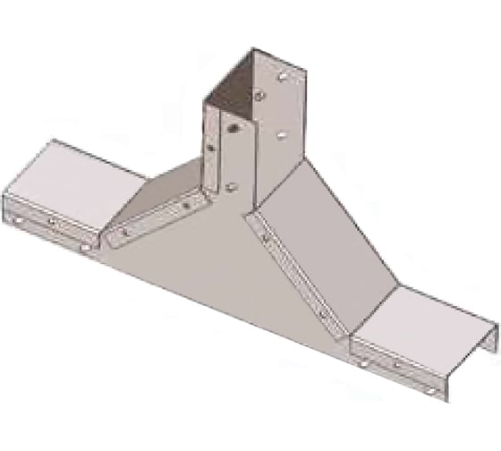 Отвод лотковый АО "КЗЭМИ" ОЛ 300x100 УТ1,5, горячее цинкование S1,5 П0000008138 1