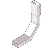 Короб для поворота трассы вверх АО "КЗЭМИ" У1107 200x100-90 П, на 90, перфорированный, УТ1,5, оцинкованный лист, S1,5 П0000021612