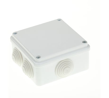 Распределительная коробка GUSI ELECTRIC 100х100х50 6 муфт д32, крышка на винтах, IP55, ОП, С3В106 Б Евро