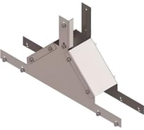 Отвод лотковый замковый глухой АО "КЗЭМИ" ОЛЗ 100x100 УХЛ1, горячее цинкование, S1,5 П0000027364