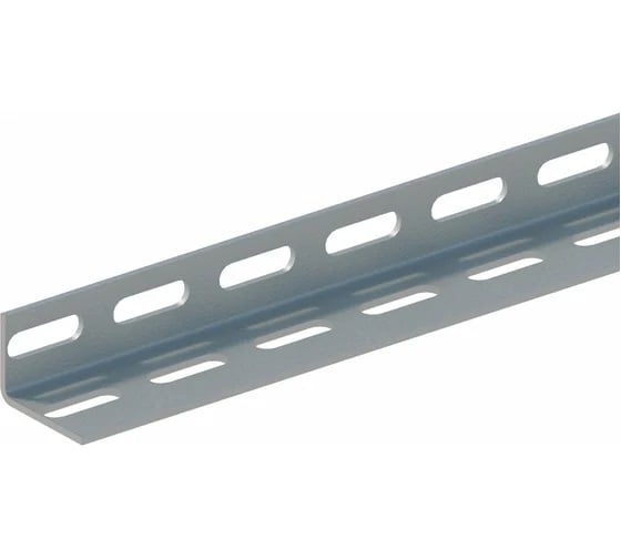 Уголок перфорированный АО "КЗЭМИ" К242x2200 УХЛ1 горячее цинкование S4,0 П0000026953 1