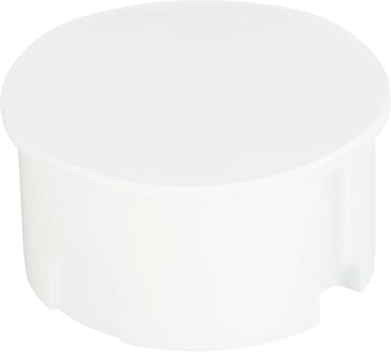 Коробка монтажная Greenel (175шт) с крышкой, D80х40мм, для внутренней установки, БЕЛАЯ GE41004