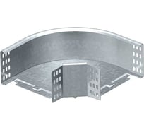 Секция угловая OBO Bettermann 90 RB 90 120 FS, для листовых лотков, h=110 мм, B=200 мм, сталь, конвейерный цинк 7001916