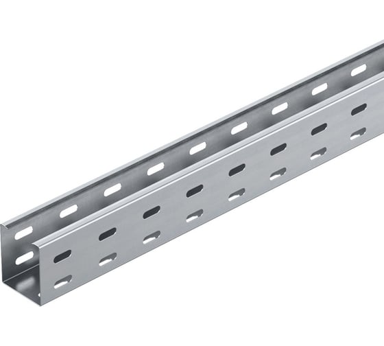 Кабельный листовой лоток перфорированный OBO Bettermann 60x50x3000 мм 6047600 1