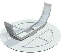 Крышка OBO Bettermann для уст. коробки диаметр 70 мм (25 шт/уп) 2003223