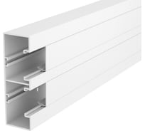 Кабельный канал OBO Bettermann Rapid 45-2, 53x165x2000 мм (с крышкой, для ЭУИ 45x45 мм Modul45) ПВХ, белый 6113400