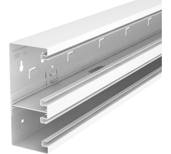 Кабельный канал OBO Bettermann Rapid 80, 70x170x2000 мм (без крышки) сталь, белый 6278200