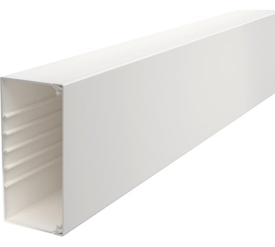 Кабельный канал OBO Bettermann WDK 80x170x2000 мм (с крышкой) ПВХ, белый 6191304