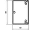 Кабельный канал OBO Bettermann WDK 40x60x2000 мм (мини-канал с крышкой) ПВХ, кремовый RAL 9001 6020887 2