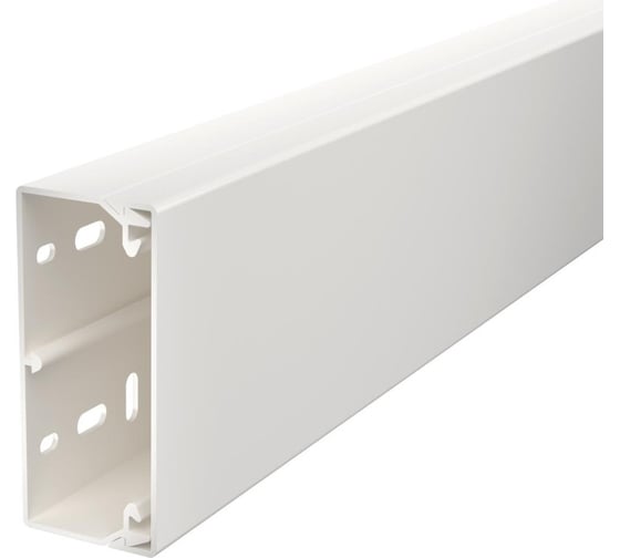 Кабельный канал OBO Bettermann WDK 40x90x2000 мм (с крышкой) ПВХ, белый 6191142