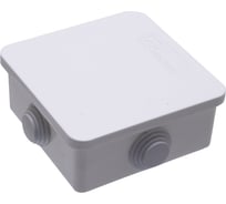 Разветвительная коробка Stekker EBX30-01-54 4 ввода, IP40, светло-серая 39172