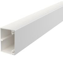 Кабельный канал OBO Bettermann WDK 40x60x2000 мм (мини-канал с крышкой) ПВХ, белый 6191134