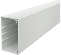 Кабельный канал OBO Bettermann WDK 60x110x2000 мм (с крышкой) ПВХ, светло-серый RAL 7035 6027121