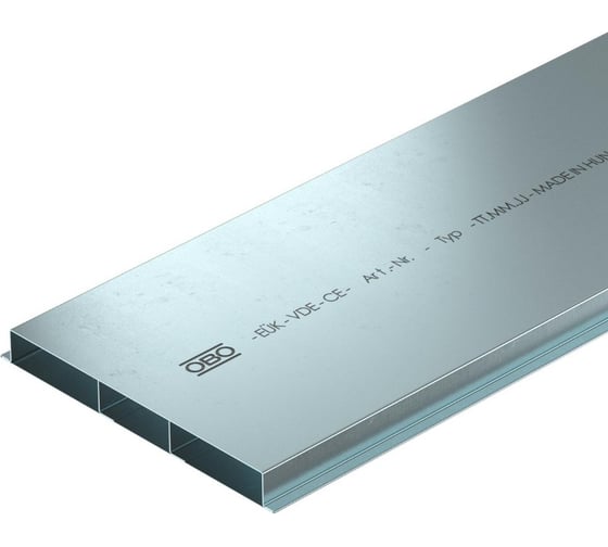 Кабельный канал OBO Bettermann для заливки в стяжку EUK 2000x250x28 мм (сталь) 7400324 1