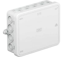 Распределительная коробка OBO Bettermann A18, 125x100x40 мм, IP55, 18 кабельных вводов, полиэтилен (10 шт/уп) 2000410