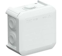 Распределительная коробка OBO Bettermann T40, 90x90x52 мм, IP55, белая (5 шт/уп) 2007517