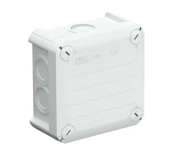 Распределительная коробка OBO Bettermann T60, 114x114x57 мм, IP67 2007910 1