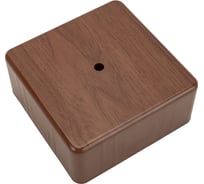 Распределительная коробка GREENEL наружного монтажа 100х100х44мм ОРЕХ GE41221-14