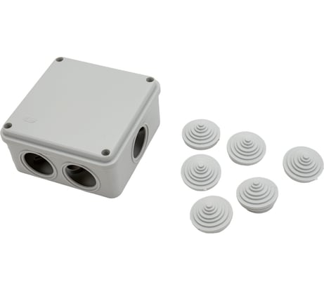 Распределительная коробка GREENEL наружного монтажа 100х100х50мм IP44 GE41233