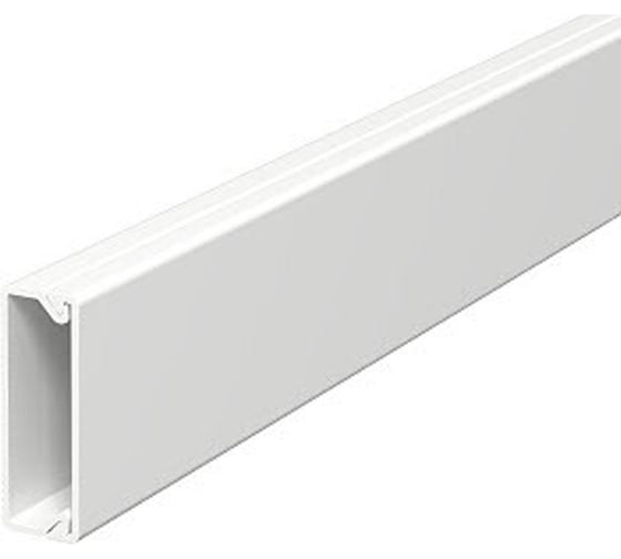Кабельный канал OBO Bettermann WDK 10x30x2000 мм (мини-канал с крышкой) ПВХ, белый 6150780 1