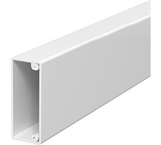 Кабельный канал OBO Bettermann WDK 20x50x2000 мм (мини-канал с крышкой) ПВХ, белый (42 штук/упаковка) 6168736 1