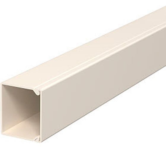 Кабельный канал OBO Bettermann WDK 30x30x2000 мм (мини-канал с крышкой) ПВХ, кремовый RAL 9001 6026826
