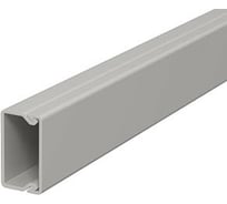 Кабельный канал OBO Bettermann WDK 15x30x2000 мм (мини-канал с крышкой) ПВХ, серый RAL 7030 6025005