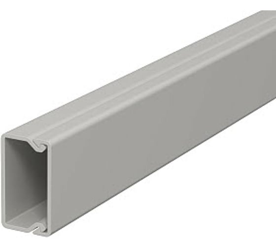 Кабельный канал OBO Bettermann WDK 15x30x2000 мм (мини-канал с крышкой) ПВХ, серый RAL 7030 6025005