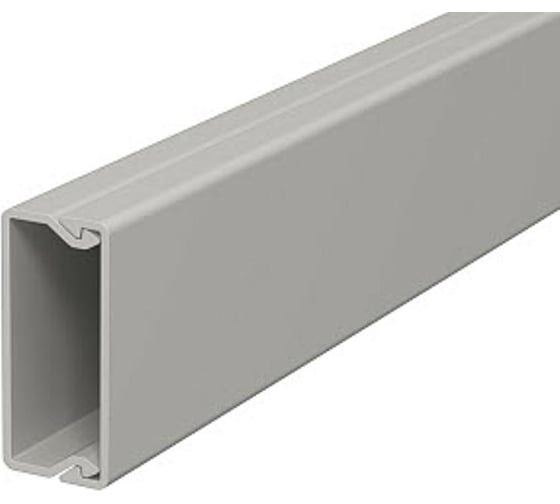 Кабельный канал OBO Bettermann WDK 15x40x2000 мм (мини-канал с крышкой) ПВХ, серый RAL 7030 6025137