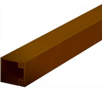 Кабельный канал OBO Bettermann WDK 20x20x2000 мм (мини-канал с крышкой) ПВХ, коричневый 6025129