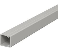 Кабельный канал OBO Bettermann WDK 20x20x2000 мм (мини-канал с крышкой) ПВХ, серый RAL 7030 6025110